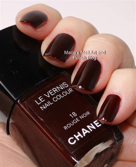 chanel noir nail polish|Chanel rouge essentiel nail polish.